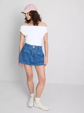 The Primark Scene | Top con hombros al descubierto de alta proporción de algodón