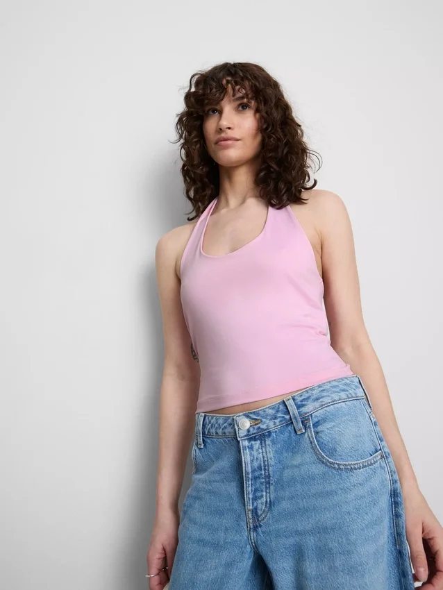 The Primark Scene | Top corto con cuello halter