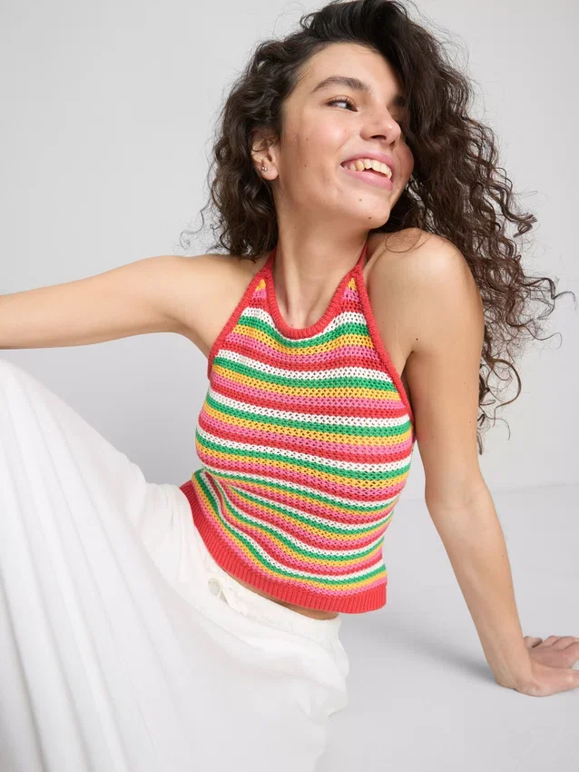 The Primark Scene | Top de punto con cuello halter