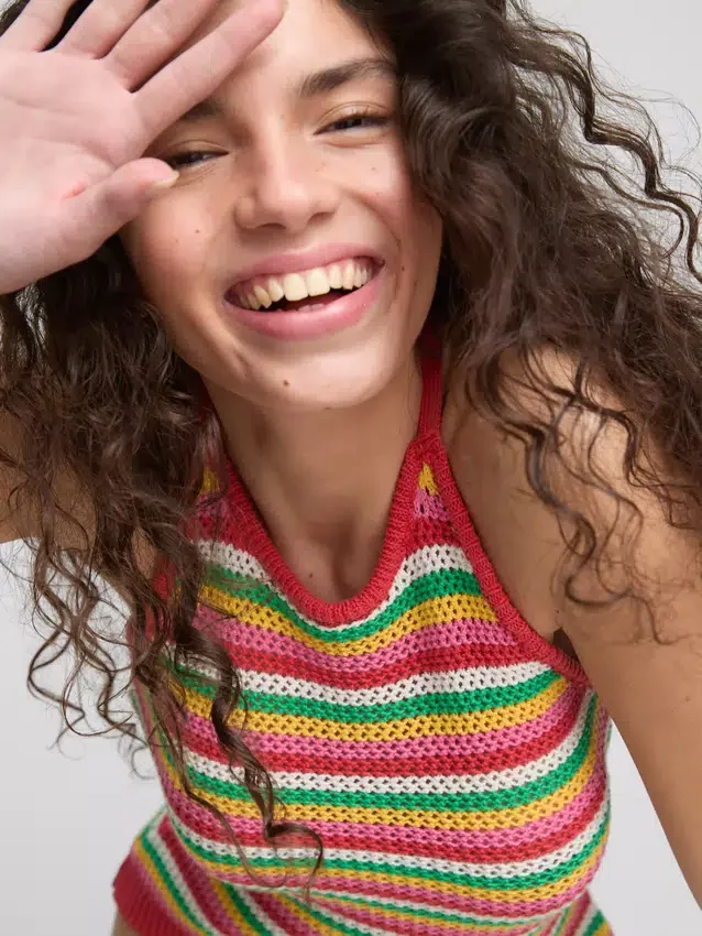 The Primark Scene | Top de punto con cuello halter