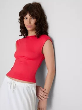 The Primark Scene | Top sin espalda con mangas casquillo