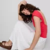 The Primark Scene | Top sin espalda con mangas casquillo