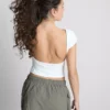 The Primark Scene | Top sin espalda con mangas casquillo