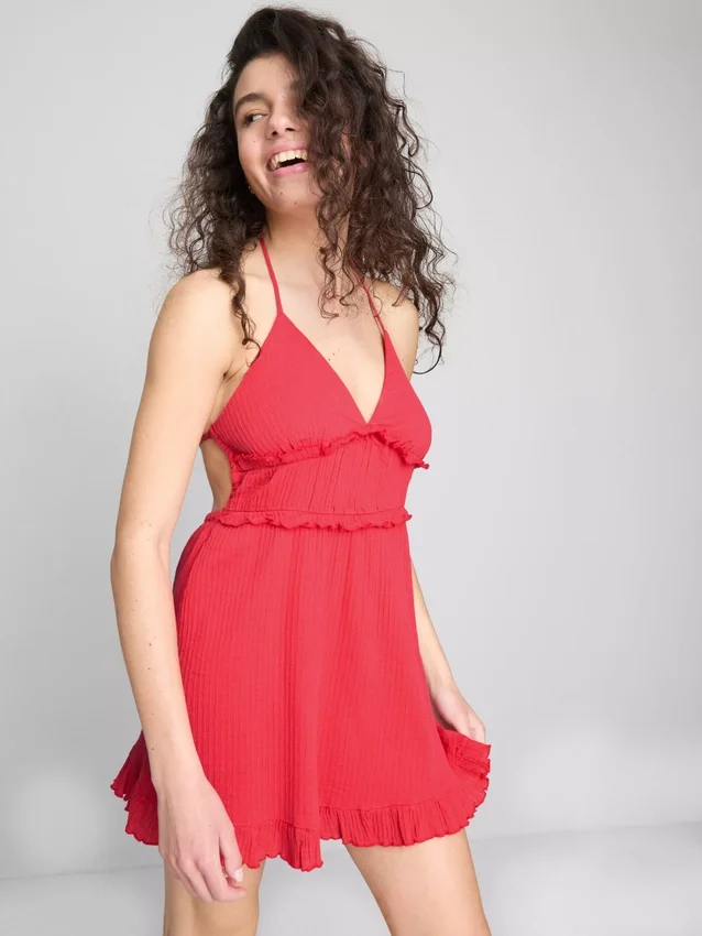 The Primark Scene | Vestido con volantes arrugados