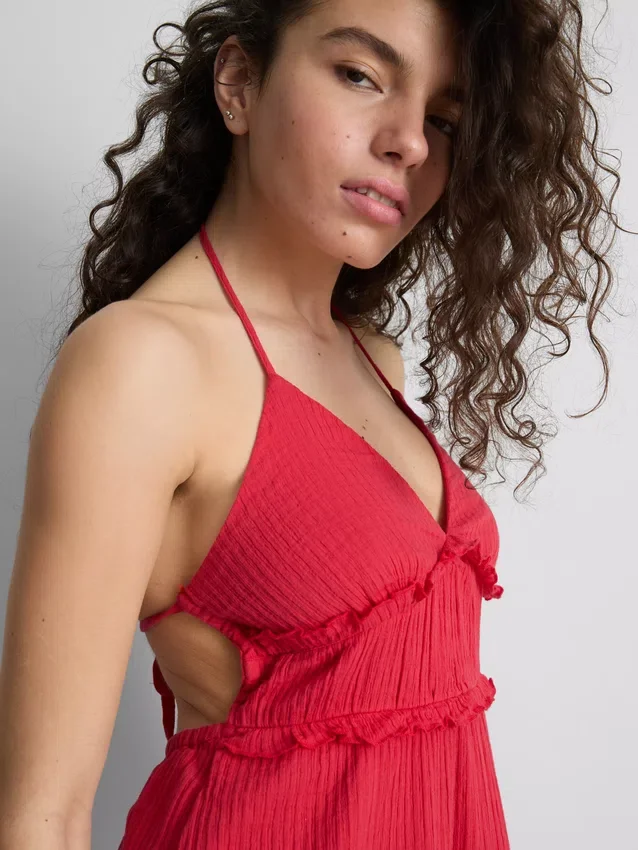 The Primark Scene | Vestido con volantes arrugados