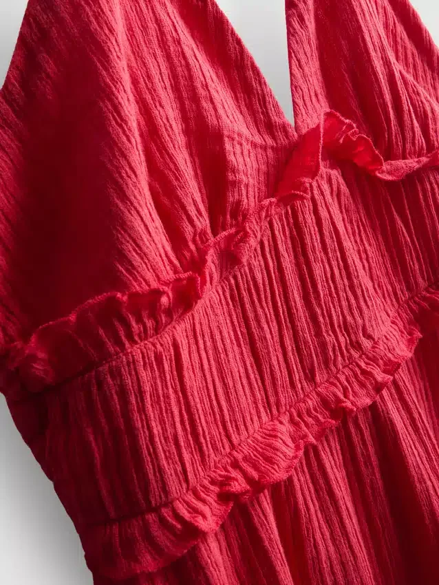 The Primark Scene | Vestido con volantes arrugados