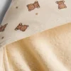 Toalla con capucha y estampado de ositos
