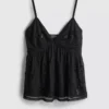 Top babydoll con pedrería de Paula Echevarría