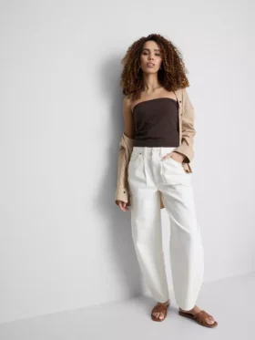 Top bandeau con alto contenido de algodón