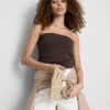 Top bandeau con alto contenido de algodón