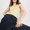 Top bandeau con alto contenido de algodón