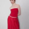 Top bandeau con alto contenido de algodón