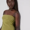 Top bandeau con alto contenido de algodón