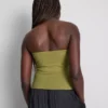 Top bandeau con alto contenido de algodón