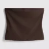 Top bandeau con alto contenido de algodón