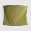 Top bandeau con alto contenido de algodón