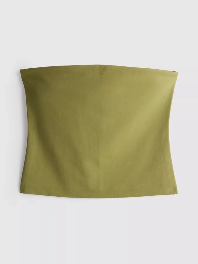 Top bandeau con alto contenido de algodón