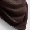 Top bandeau con dobladillo en forma de pañuelo