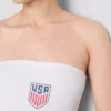 Top bandeau de fútbol de EE. UU. con alto contenido de algodón