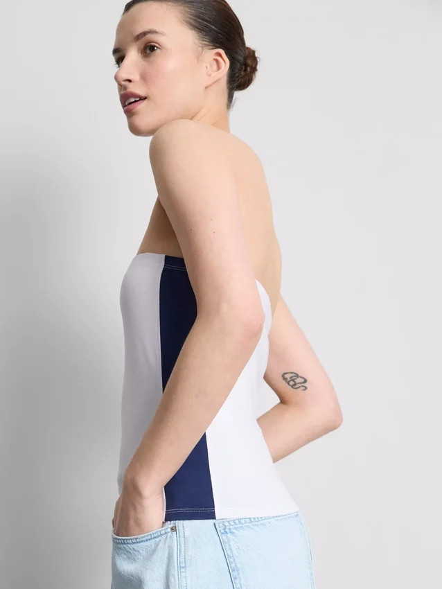 Top bandeau de fútbol de EE. UU. con alto contenido de algodón