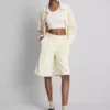 Top corto con cuello redondo súper suave