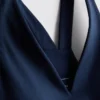 Top corto deportivo de cuello en V estilo racer