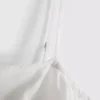 Top corto tipo camisola de algodón bordado