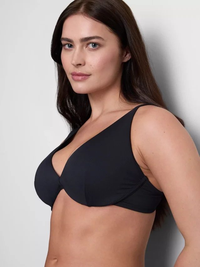 Top de bikini con aros para busto más voluminoso