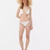 Top de bikini de croché con detalles de cuentas