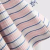 Top de pijama a rayas con canalé