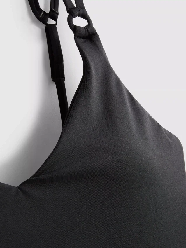 Top de tankini estampado