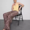 Top halter de alto contenido de algodón