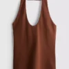 Top halter de alto contenido de algodón