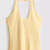 Top halter de alto contenido de algodón