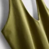 Top halter de alto contenido de algodón