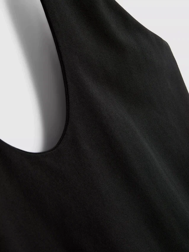 Top halter de alto contenido de algodón
