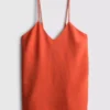 Top tipo camisola con textura y ventilación