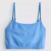 Top tipo camisola corto sin costuras