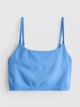 Top tipo camisola corto sin costuras