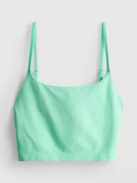 Top tipo camisola corto sin costuras