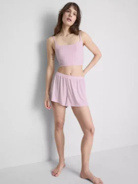 Top tipo camisola corto sin costuras