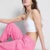 Top tipo camisola corto sin costuras
