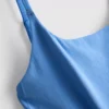 Top tipo camisola corto sin costuras