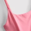 Top tipo camisola corto sin costuras
