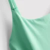 Top tipo camisola corto sin costuras