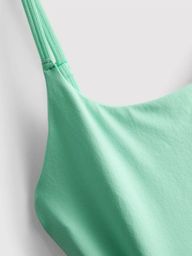Top tipo camisola corto sin costuras