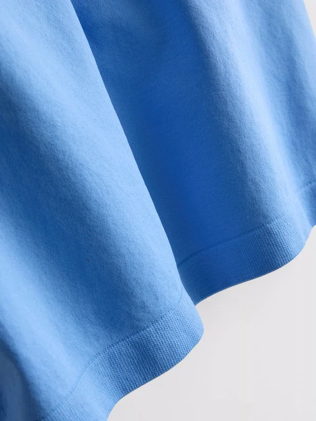 Top tipo camisola corto sin costuras