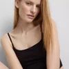 Top tipo camisola corto sin costuras
