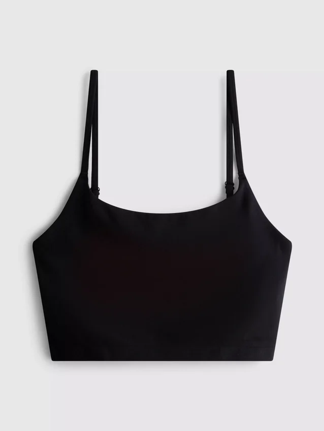 Top tipo camisola corto sin costuras