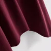 Top tipo camisola de algodón con dobladillo en forma de pañuelo